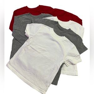 Boys 3T t shirts bundle 5 long sleeve 2 short sleeve Garanimals red gray white